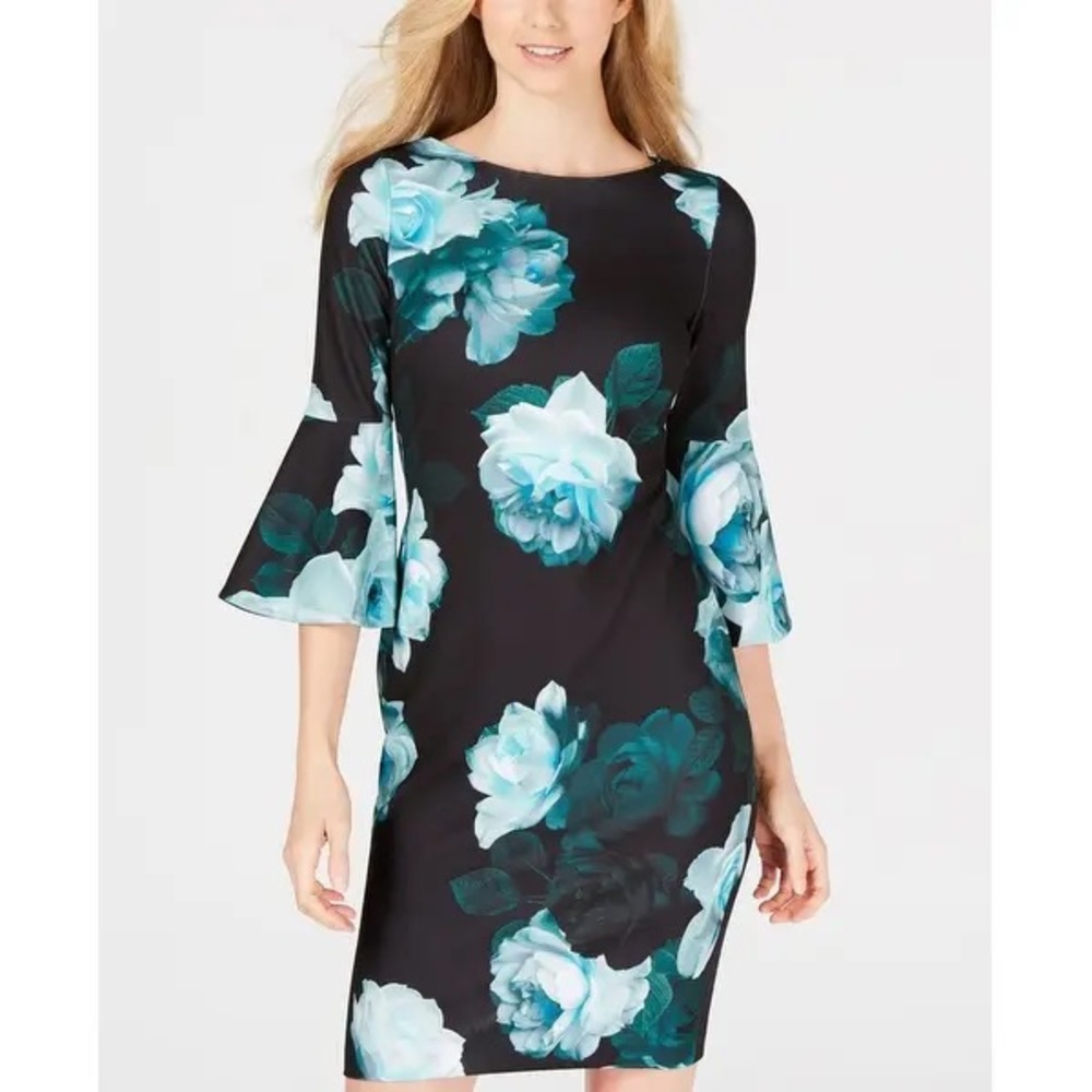 Calvin Klein Floral Sheath Dress